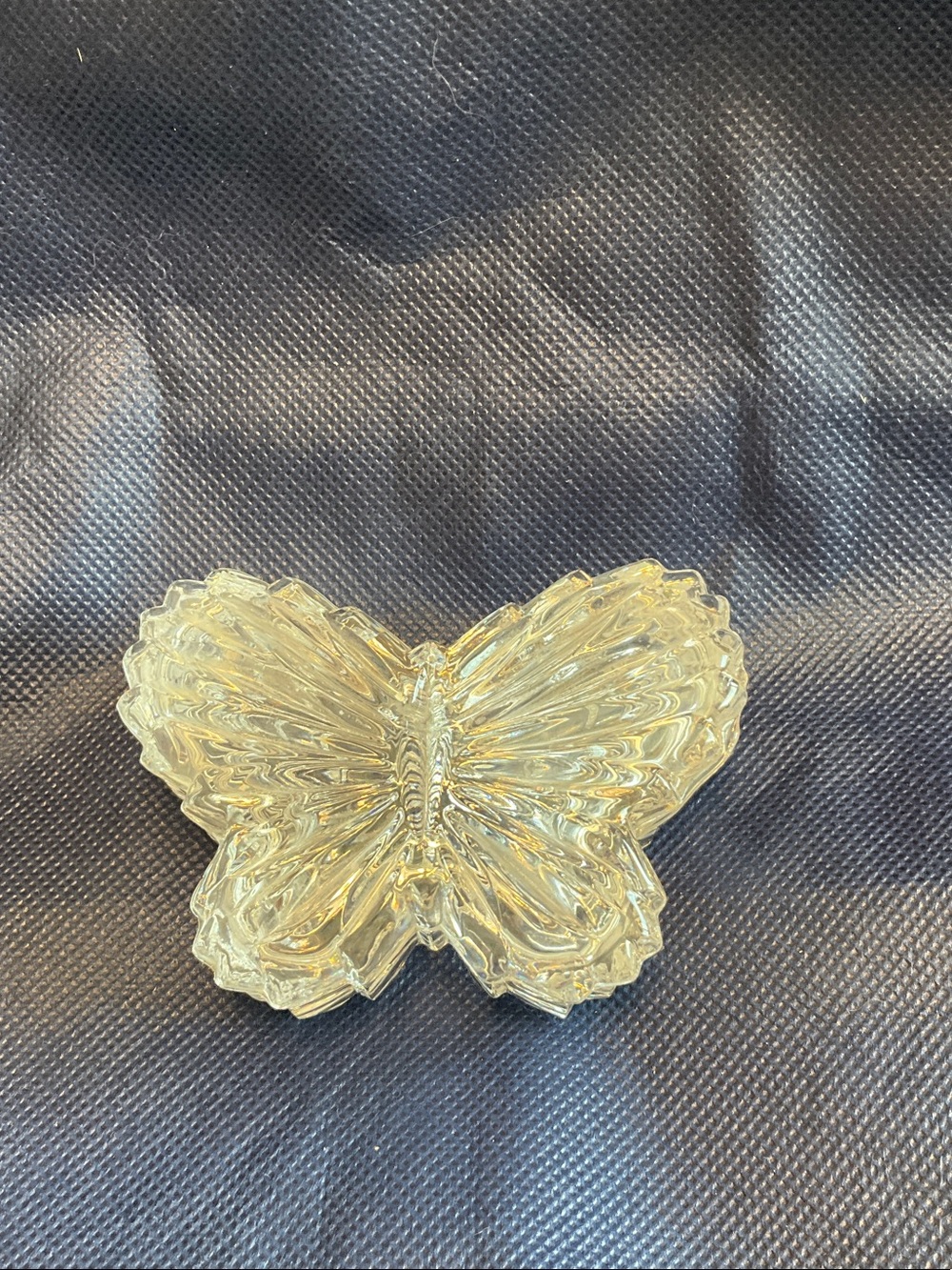 Crystal/Glass Butterfly Trinket Dish -